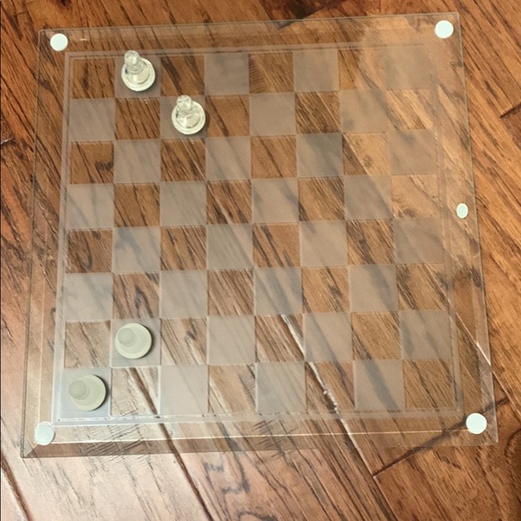 Glass chess set - Picture 2 of 7